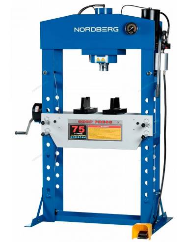 Nordberg N3675A Пресс гидравлический (75 т), пневмоуправление